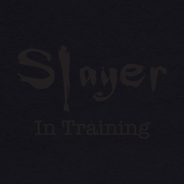 Slayer in Training - Black Logo by Dewback13